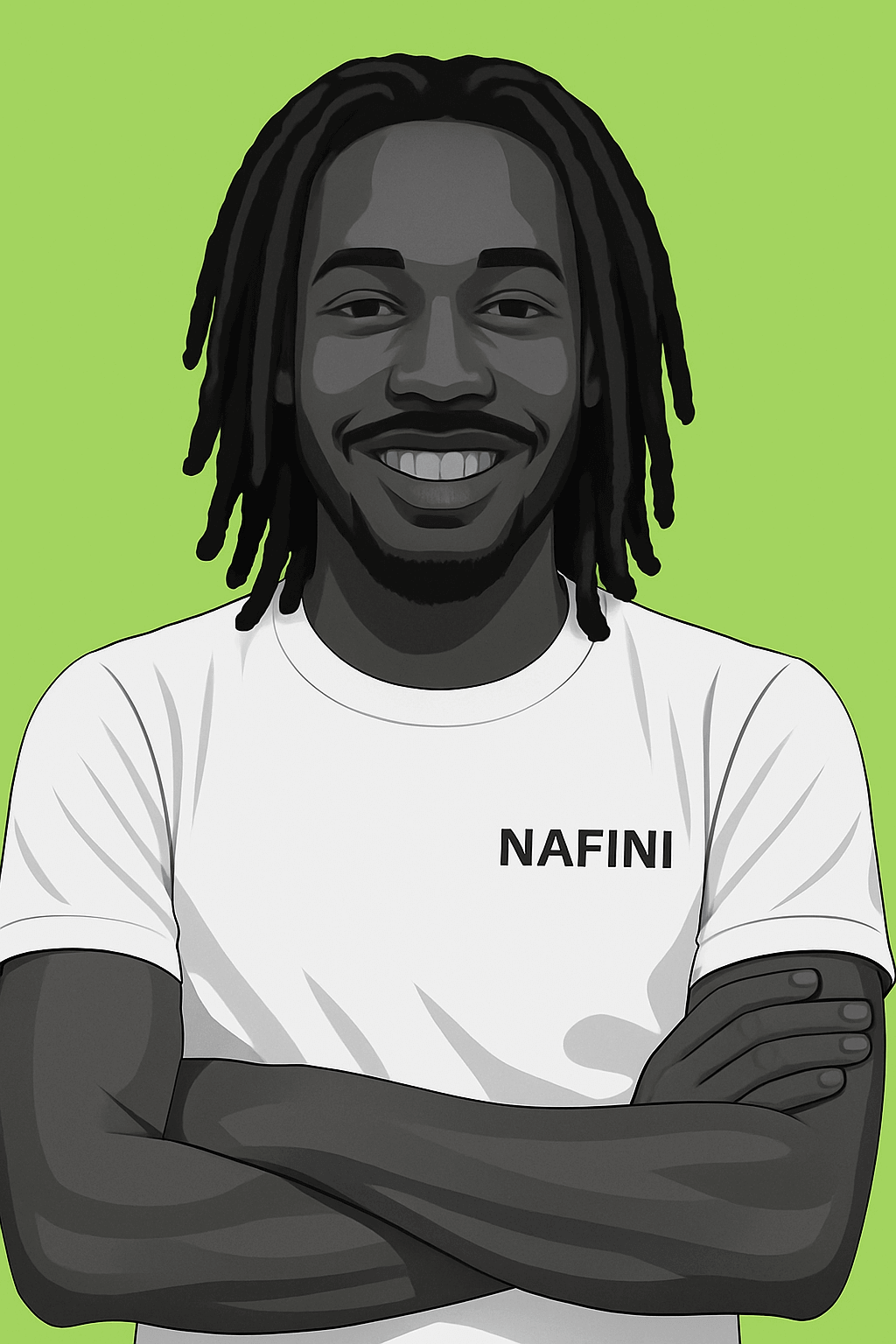 Nafini ambassador in dreads